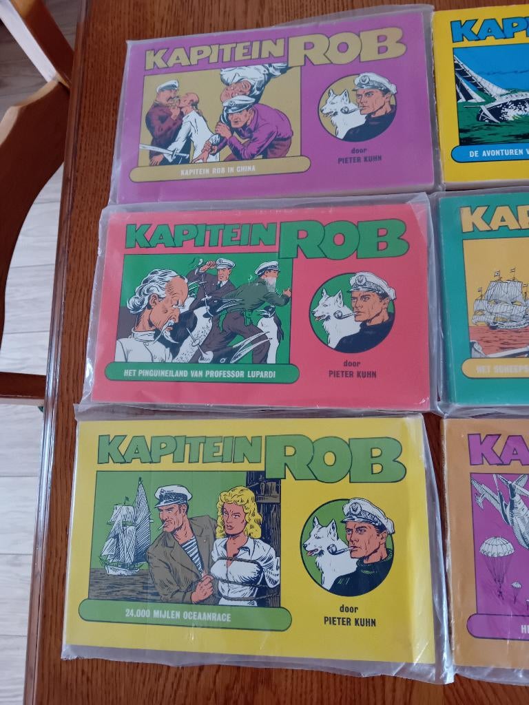 Stripboeken kapitein Rob, Meerdere stripboeken, Ophalen, Gelezen
