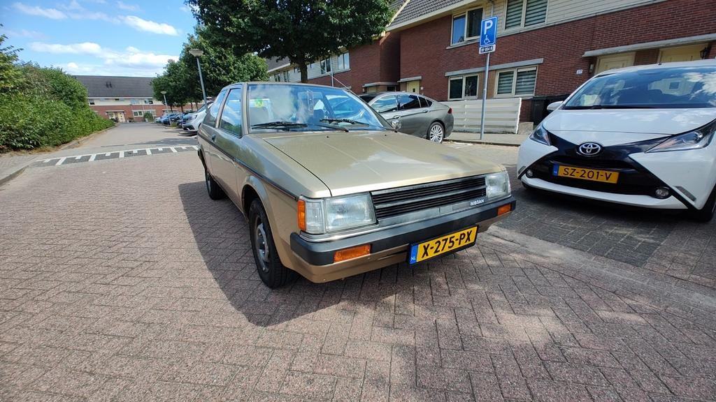 Nissan Cherry 1.3 DX - 1983, Auto's, Nissan, Particulier, Overige modellen, Benzine, Hatchback, Handgeschakeld, Beige, Beige, Ophalen of Verzenden
