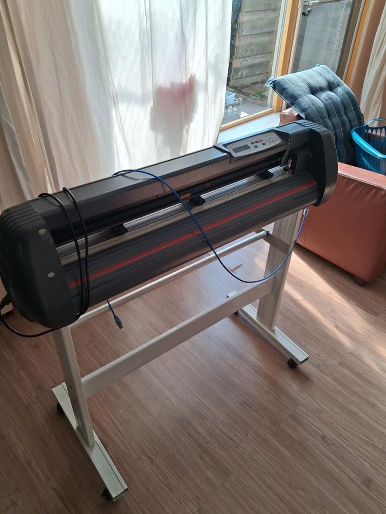 Grote snijplotter met standaard, Computers en Software, Printers, Ophalen, Gebruikt, Onbekend, Printer