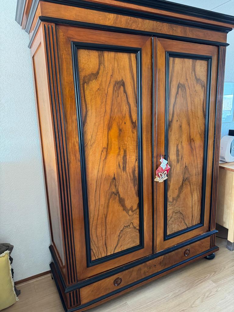 Antieke Willem III kast uit ca. 1850 in zeer goede staat, Antiek en Kunst, Antiek | Meubels | Kasten, Ophalen