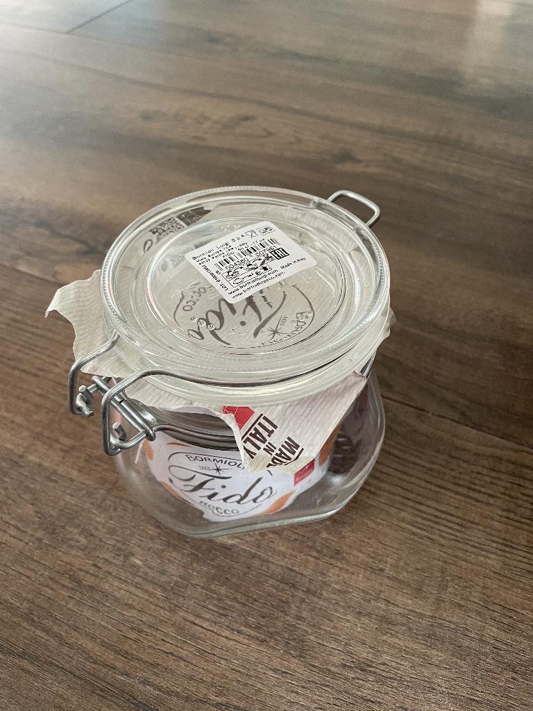 Glazen potten met beugelsluiting – voor wecken of opslag, Ophalen, Nieuw, Glas, Pot, Bus of Blik