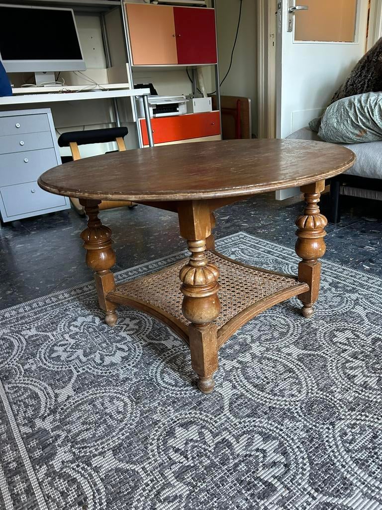 Antieke Salontafel uit de jaren 30 - Vintage, Antiek en Kunst, Antiek | Meubels | Tafels, Ophalen