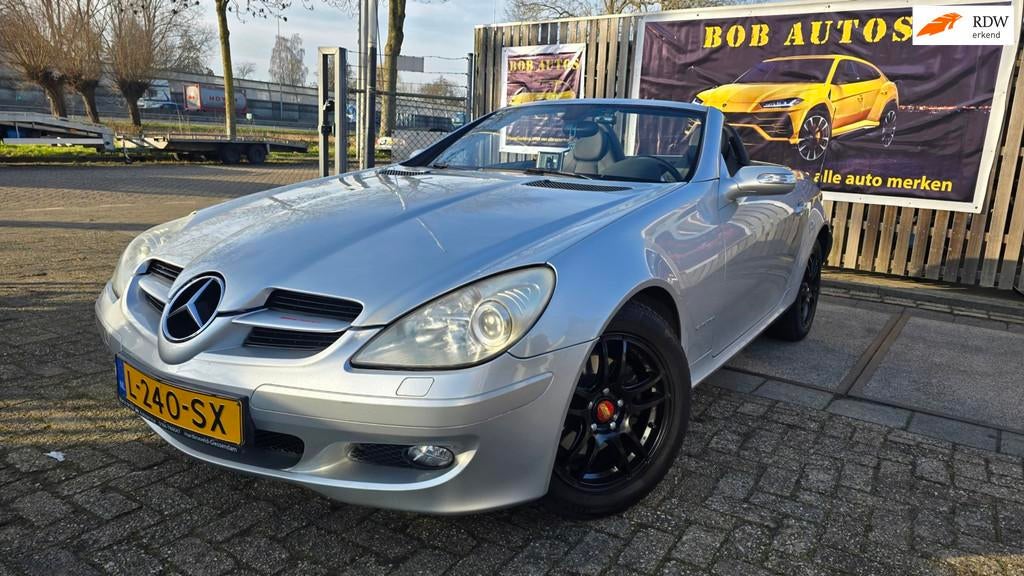 Mercedes-Benz SLK 200 KO automaat/leer/navi/cabriolet/apk/to, Automaat, Gebruikt, 1796 cc, 163 pk