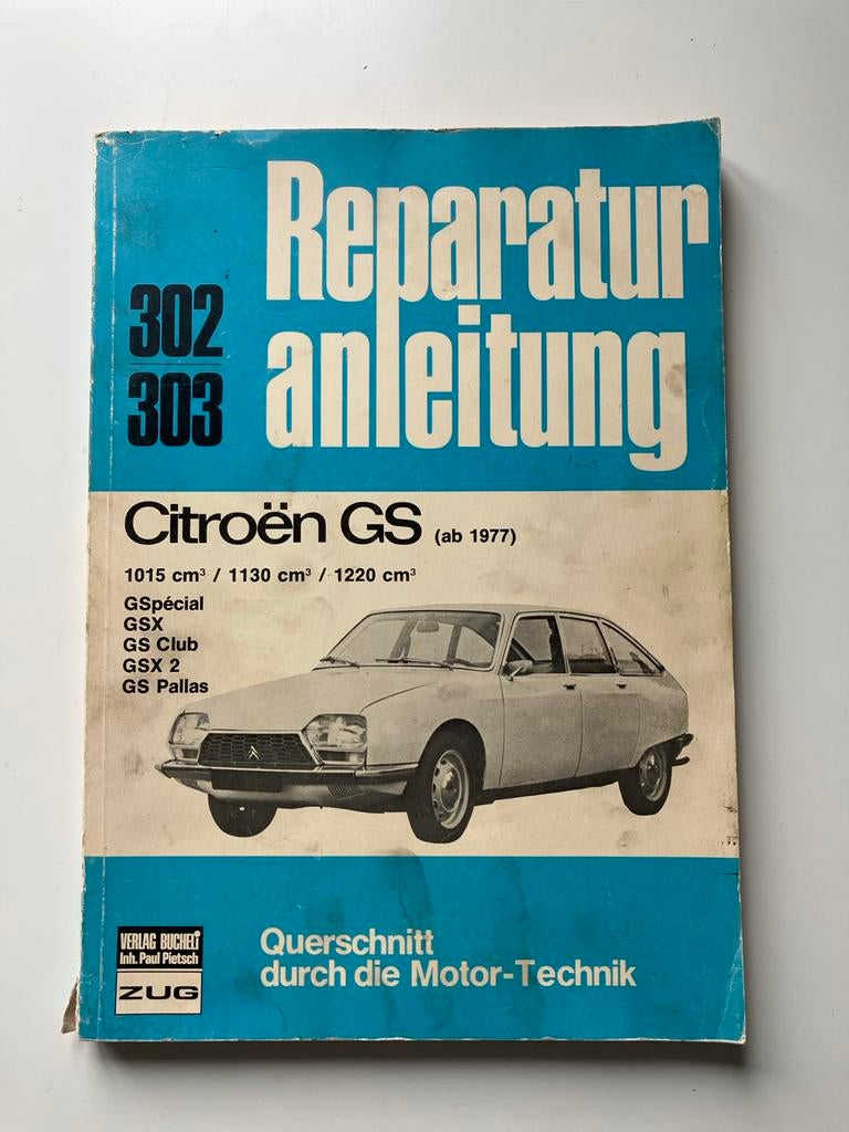 Citroën GS Reparatiehandleiding (vanaf 1977), Boeken, Auto's | Boeken, Gelezen, Citroën, Ophalen of Verzenden