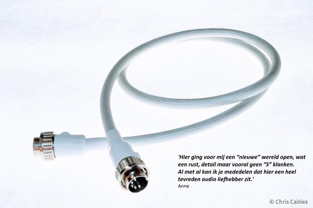 'NAIC’ DIN interlink voor Naim, Chord, Quad van Chris Cables, Verzenden, Nieuw, 3451HB/44, Interlink-kabel