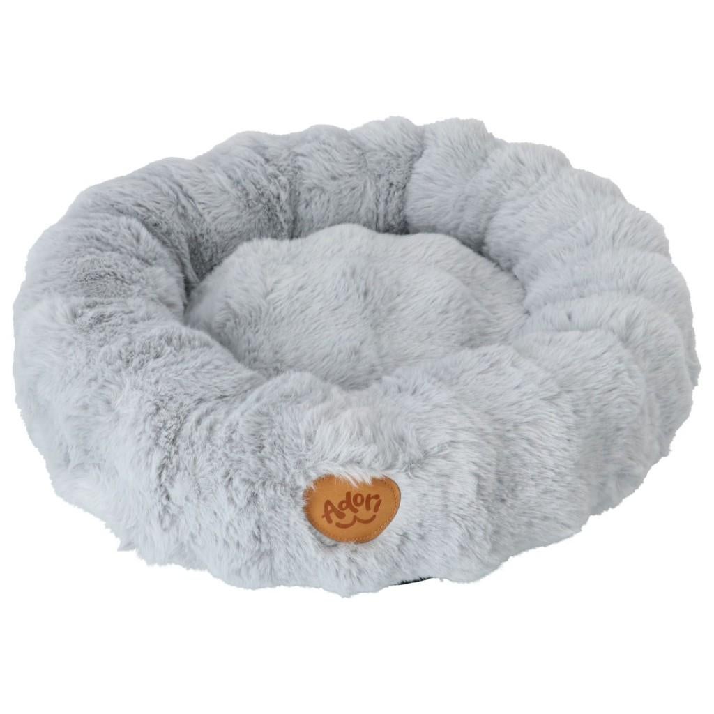 Kattenmand Fluffy donutmand Liva grijs 60 cm nu voor € 22,95, ., Nieuw, Ophalen of Verzenden, Pluche