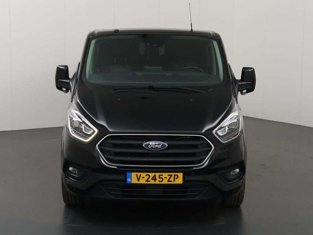 Ford Transit Custom 300 2.0 TDCI | L2 H1 | LIMITED | DUBBEL, Stof, Gebruikt, 4 cilinders, Zwart
