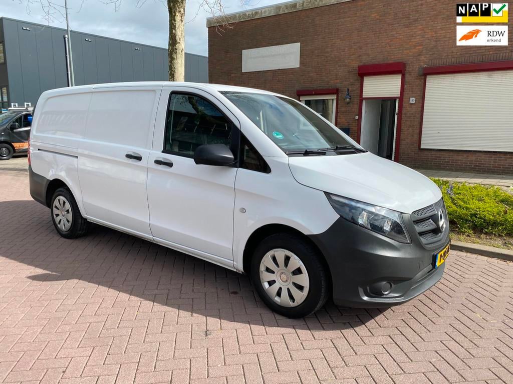 Mercedes-Benz Vito 111 CDI Lang / 2017 / Euro6 / Airco / Cru, Auto's, Bestelauto's, Voorwielaandrijving, Stof, Gebruikt, 4 cilinders