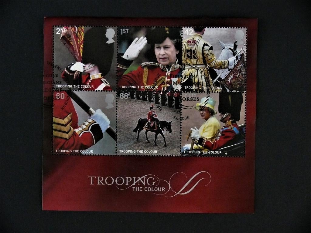 UK / Engeland 2005 Trooping the Colour Blok, Verzenden, Gestempeld