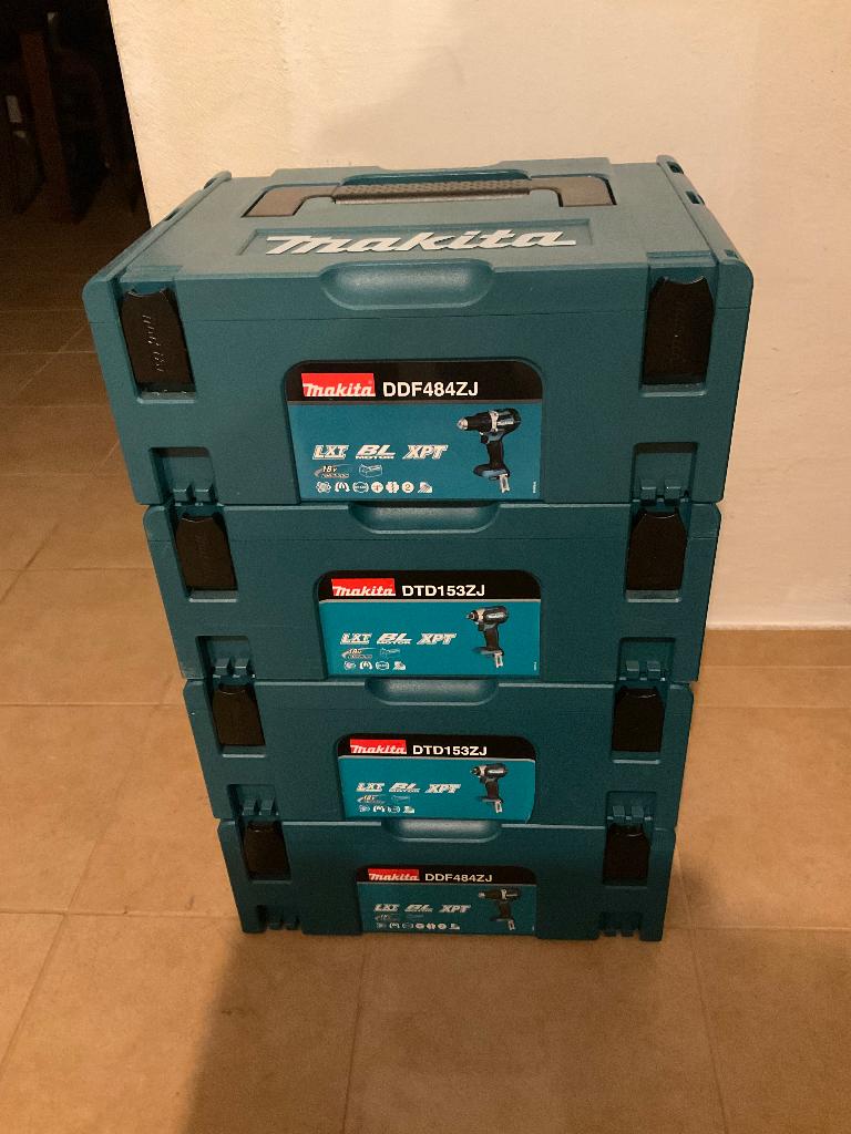 4x Makita box, Ophalen, Gebruikt