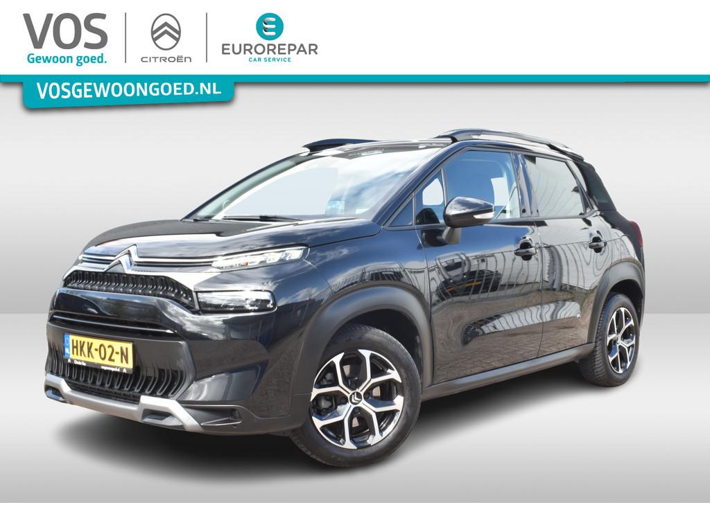 Citroën C3 Aircross PureTech 110 Max Navi | Airco | Keyless, Gebruikt, 1199 cc, Zwart, 1191 kg