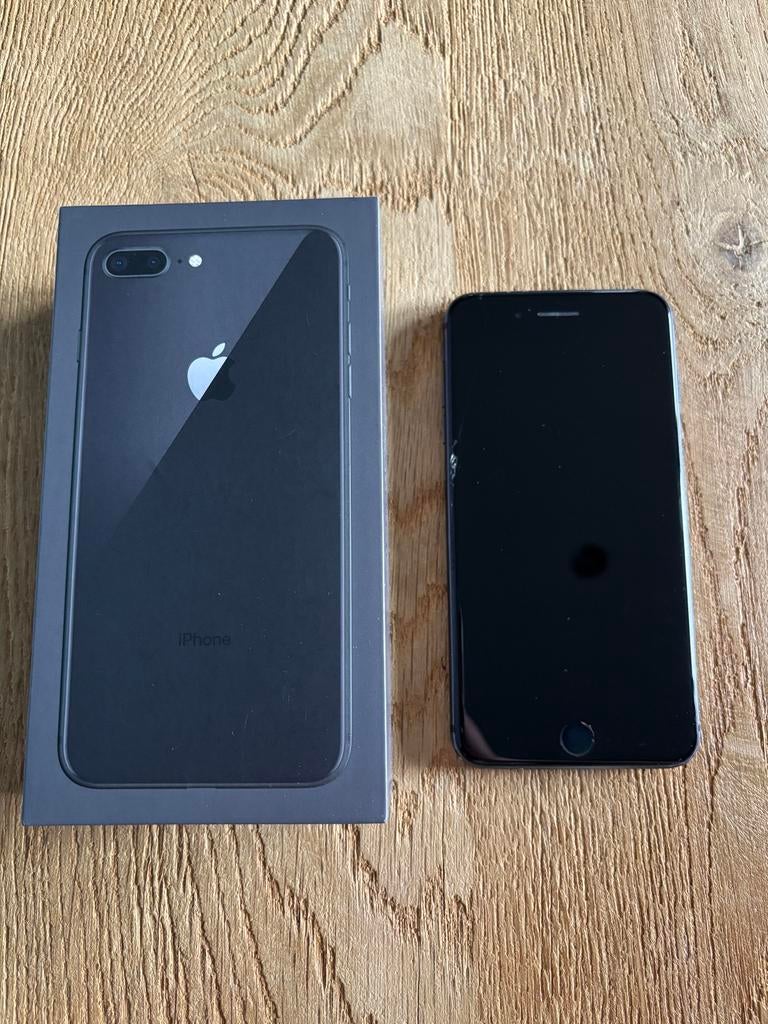 iPhone 8 Plus 64 GB Space Gray, Telecommunicatie, Mobiele telefoons | Apple iPhone, Gebruikt, IPhone 8 Plus, Ophalen of Verzenden
