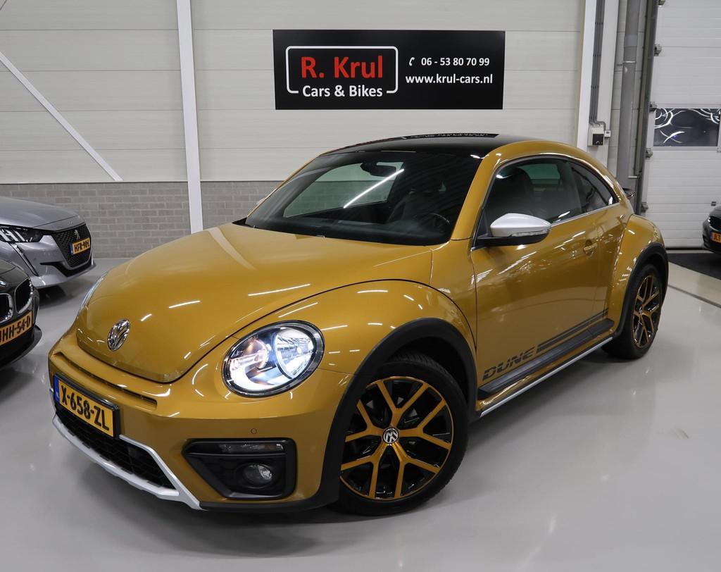 Volkswagen Beetle 1.2 TSI Dune Airco-ecc LED BT Navigatie 18, Voorwielaandrijving, Stof, Gebruikt, 4 stoelen