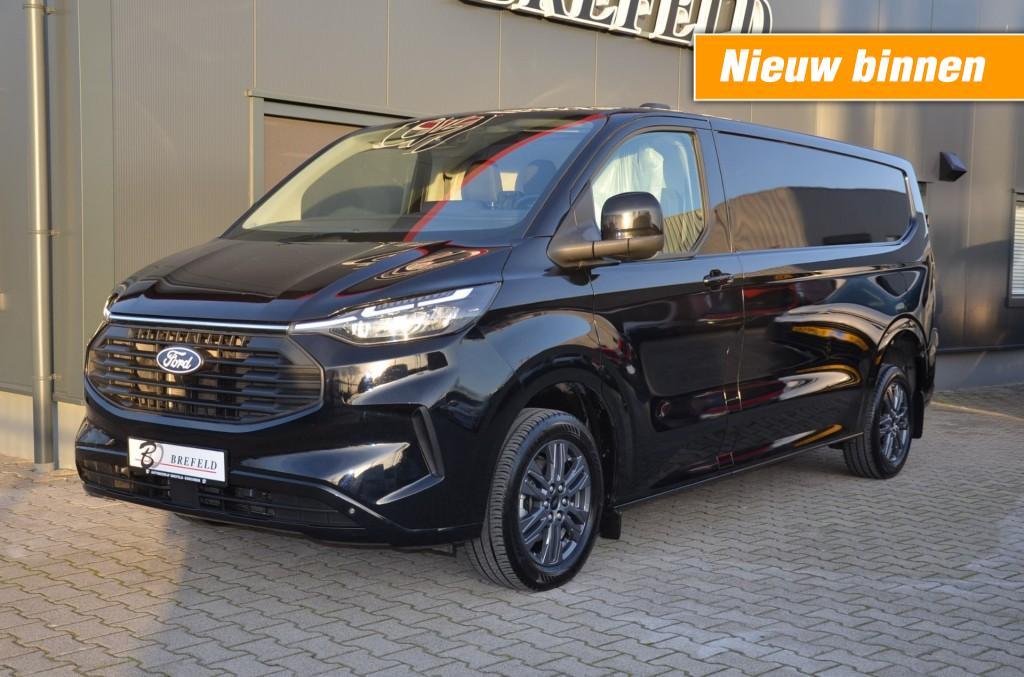 Ford TRANSIT CUSTOM 300 2.0 TDCI L2H1 Limited, Voorwielaandrijving, Huisgarantie, 4 cilinders, Zwart