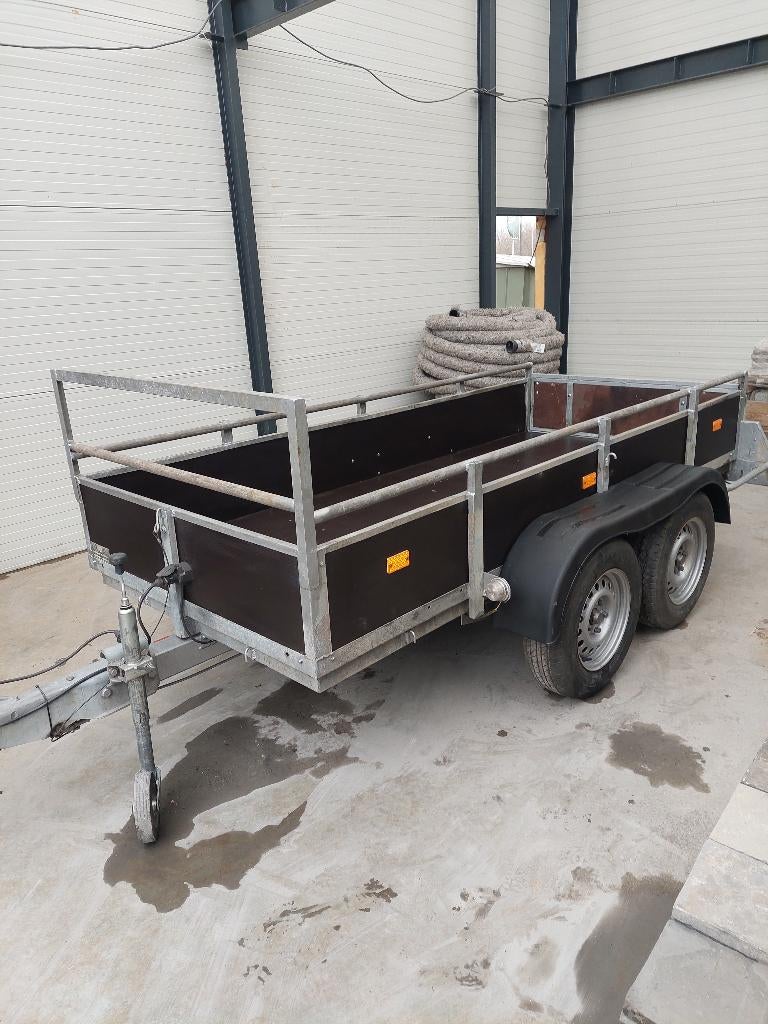 Tandemasser aanhangwagen 2000kg, Auto diversen, Aanhangers en Bagagewagens, Ophalen, Gebruikt