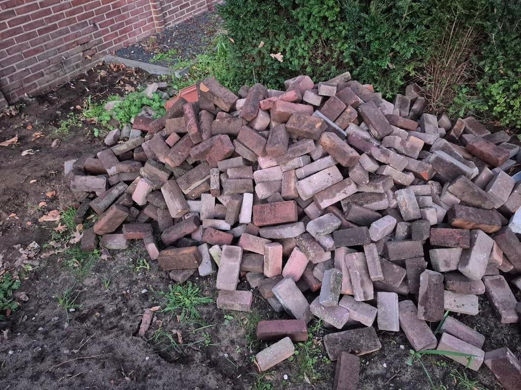 Gebruikte stenen, Ophalen, Gebruikt, Beton, Klinkers