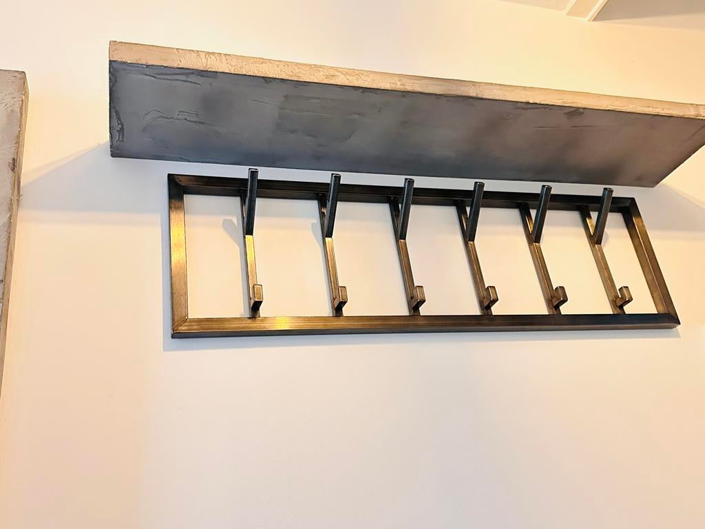 Boekenplank beton cire 118x23,5 cm, Ophalen, Zo goed als nieuw