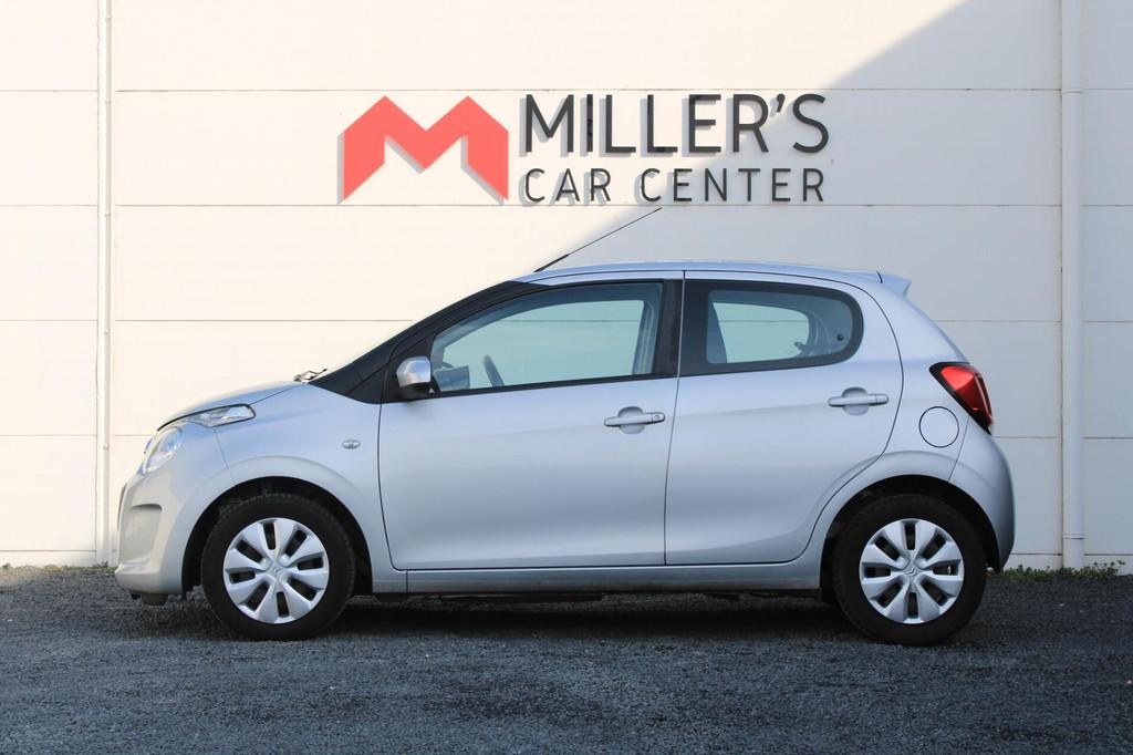 Citroen C1 1.0 VTi Shine Airco Bluetooth 5-deurs ORG NL Carp, Voorwielaandrijving, Stof, Gebruikt, Met garantie (alle)