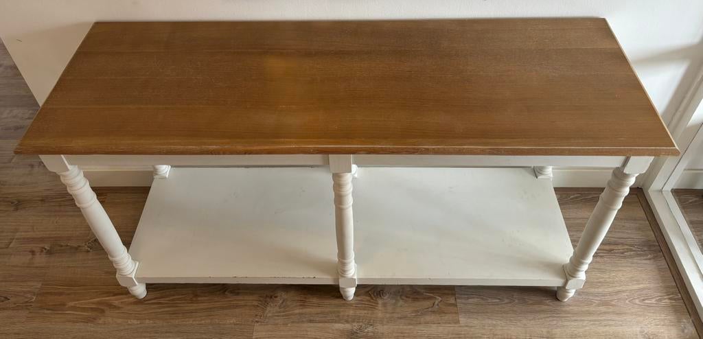 Sidetable, Huis en Inrichting, Tafels | Sidetables, Ophalen, Gebruikt, 100 tot 150 cm, Eikenhout