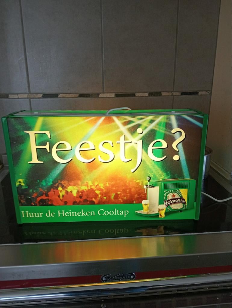 Heineken lamp, Ophalen, Zo goed als nieuw, Overige typen, Heineken