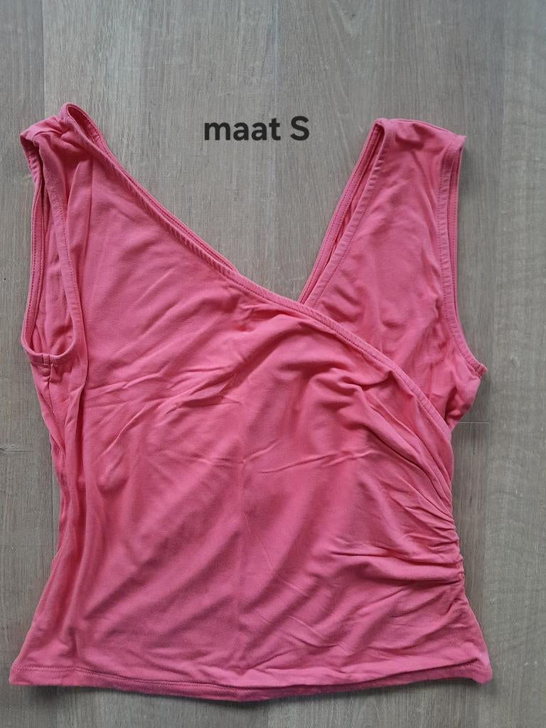 Roze top maat S, Ophalen of Verzenden, Zo goed als nieuw, Roze, Maat 36 (S)