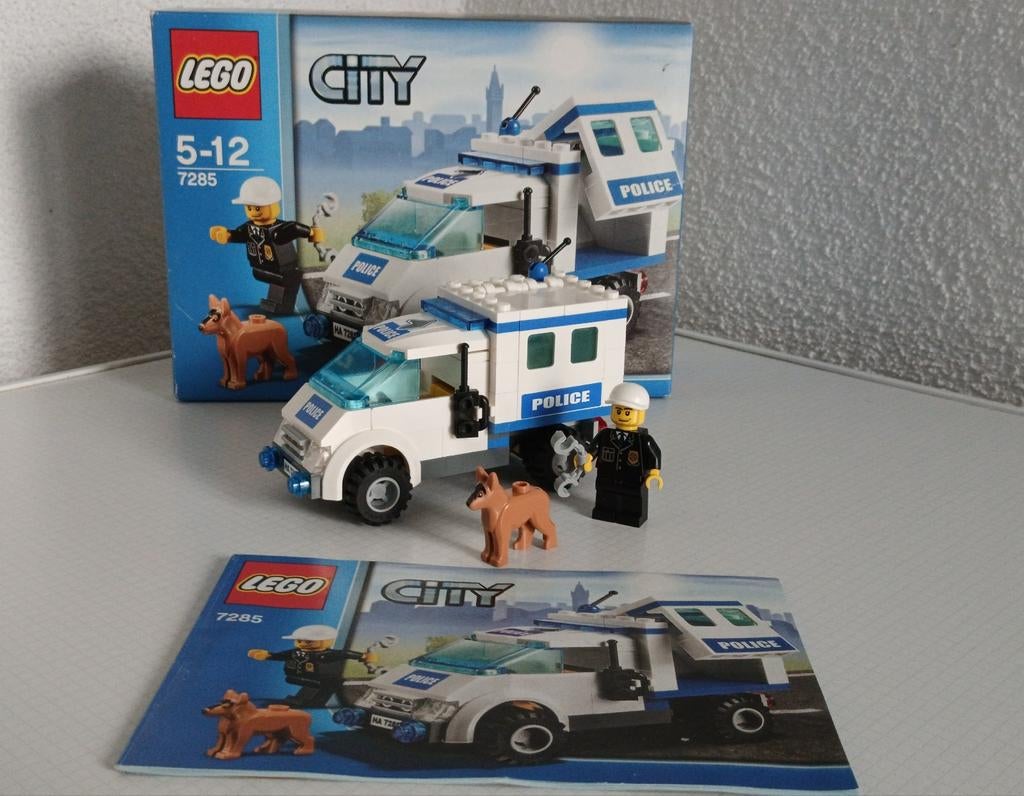 Lego City Politie Transport Voertuig 7285, Ophalen of Verzenden, Zo goed als nieuw, Complete set, Lego