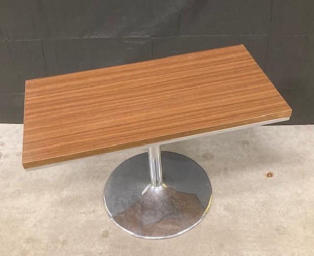 Vintage televisie of audio tafel - chroom, Huis en Inrichting, 45 tot 60 cm, Minder dan 55 cm, Metaal of Aluminium, Ophalen of Verzenden