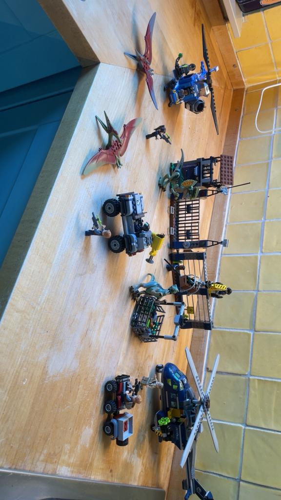 Jurassic world LEGO stets: 75915, 75926, 759,31 en 75928, Ophalen of Verzenden, Zo goed als nieuw, Complete set, Lego