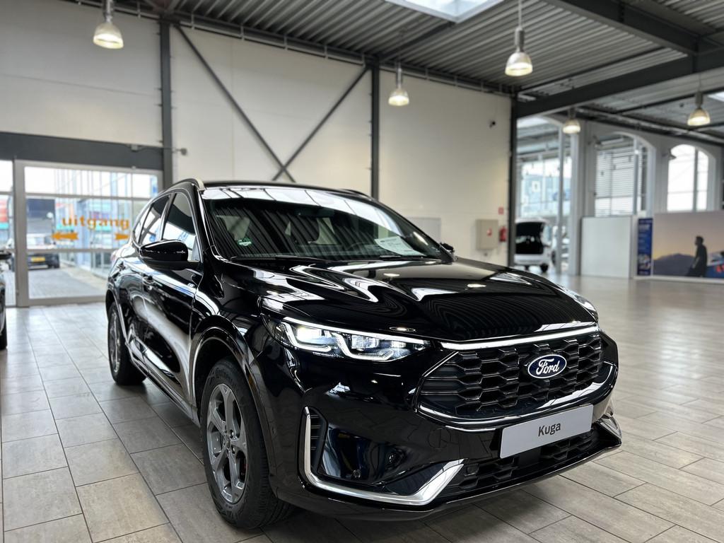 Ford Kuga ST-Line X 2.5 PHEV 243 pk Matrix LED | Winter Pack, Gebruikt, Zwart, Zwart, Bedrijf