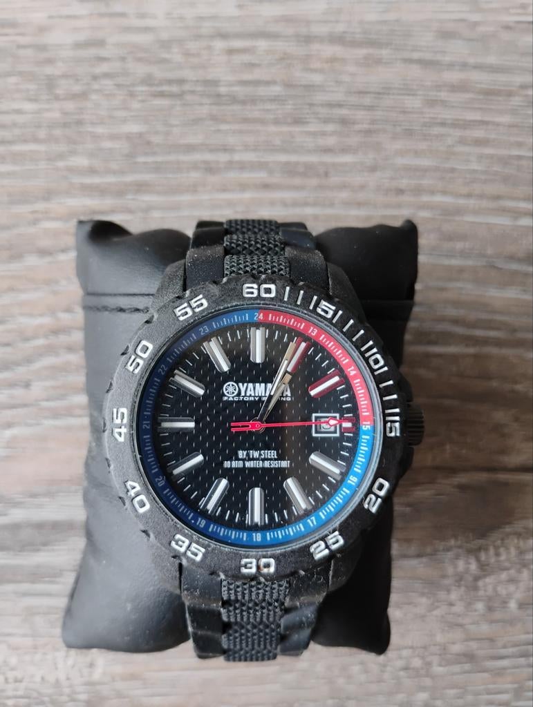 TW Steel Yamaha Kinderhorloge - Zeldzaam Model, Ophalen, Gebruikt, Zwart, Jongen