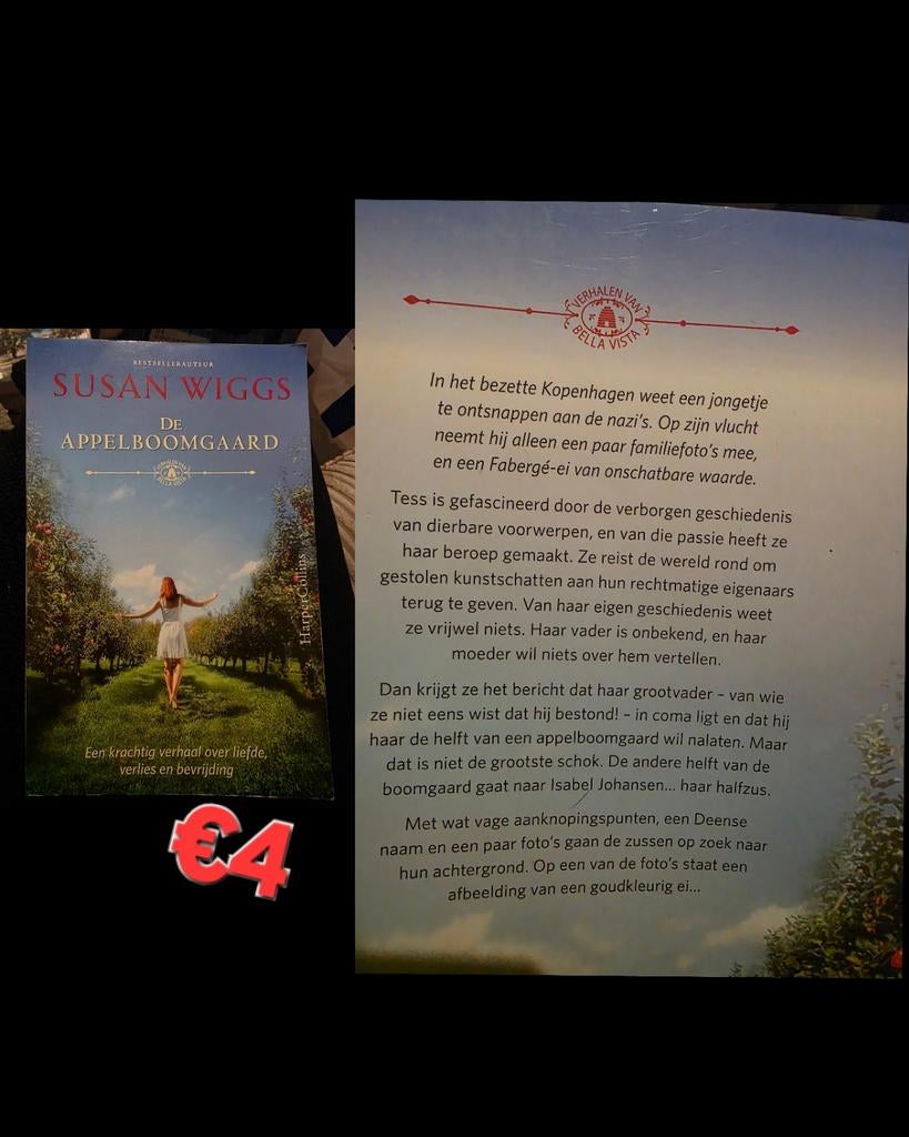 Susan wiggs De appelboomgaard, Boeken, Ophalen of Verzenden, Zo goed als nieuw