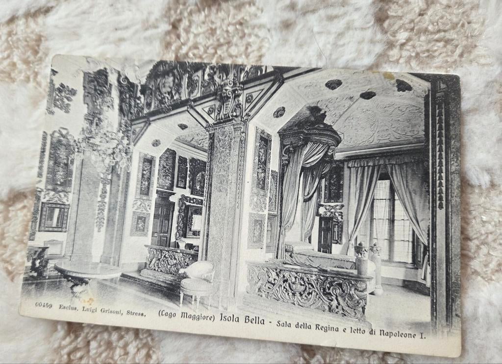 Kamer van Napoleon - Isola Bella in Lago Maggiore, Italië, Verzamelen, Verzenden, Ongelopen, Overige thema's