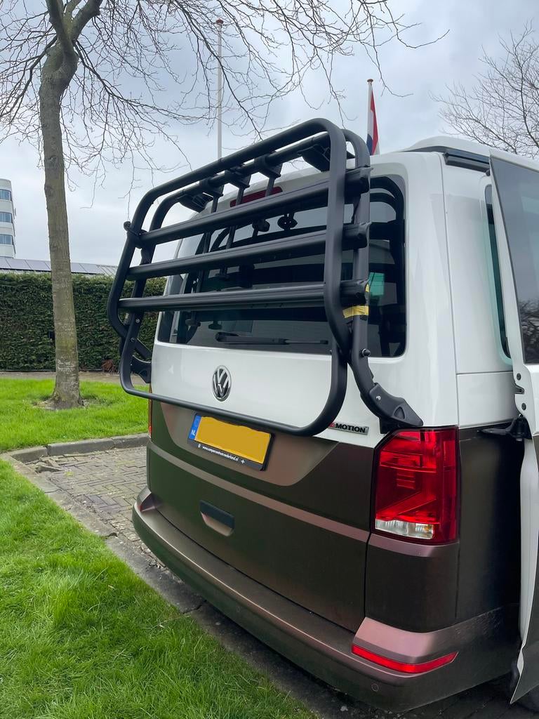 VW T5 T6 T6.1 California Poedercoaten Fietsenrek, Auto diversen, Fietsendragers, Zo goed als nieuw, Achterklepdrager, Ophalen of Verzenden
