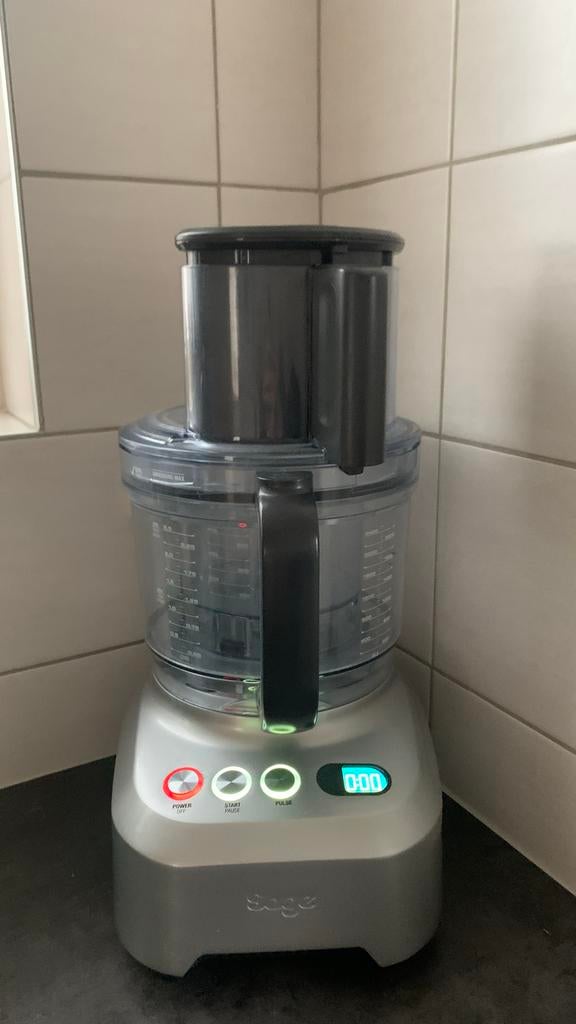 Sage Keukenmachine Kitchen Wizz 15 Pro met Toebehoren, Witgoed en Apparatuur, Keukenmixers, Zo goed als nieuw, 4 liter of meer