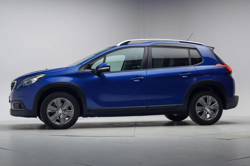 Peugeot 2008 1.2 PureTech Signature Aut. [ Navi Climate Park, 1199 cc, 1165 kg, Blauw, Bedrijf