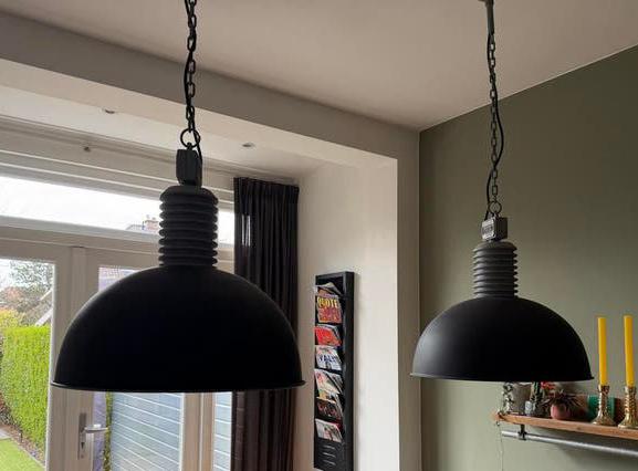 Frezoli Hanglampen  - Industriële Stijl, Ophalen, Gebruikt, Metaal, 75 cm of meer