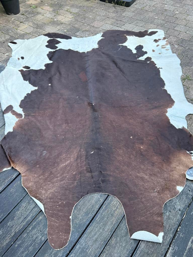 Tapijt koe huid, Wit, 200 cm of meer, Ophalen of Verzenden, Zo goed als nieuw