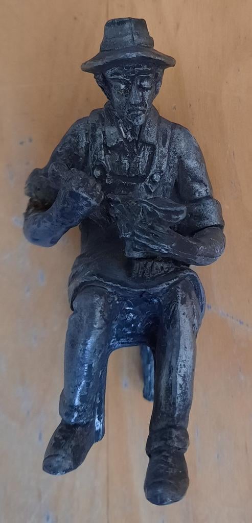 SCHOENMAKER - BEELDJE (TIN?), Ophalen of Verzenden