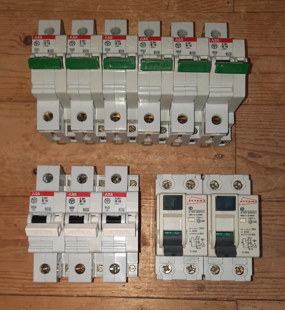 Div groepenkast automaten / zekeringen, Ophalen of Verzenden, Gebruikt, Overige typen