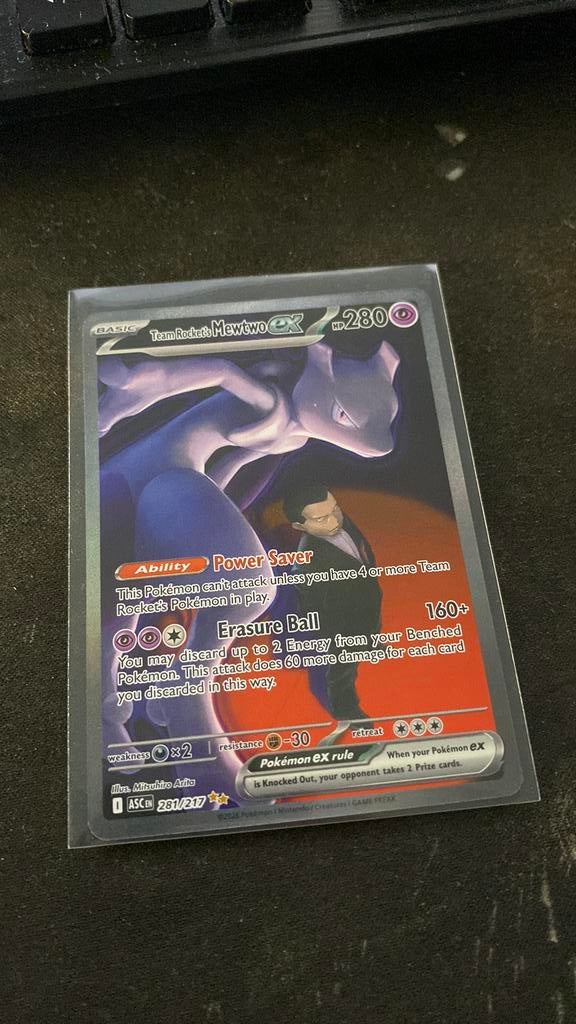 Team Rocket’s Mewtwo EX - Pokemon Kaarten, Ophalen of Verzenden, Nieuw
