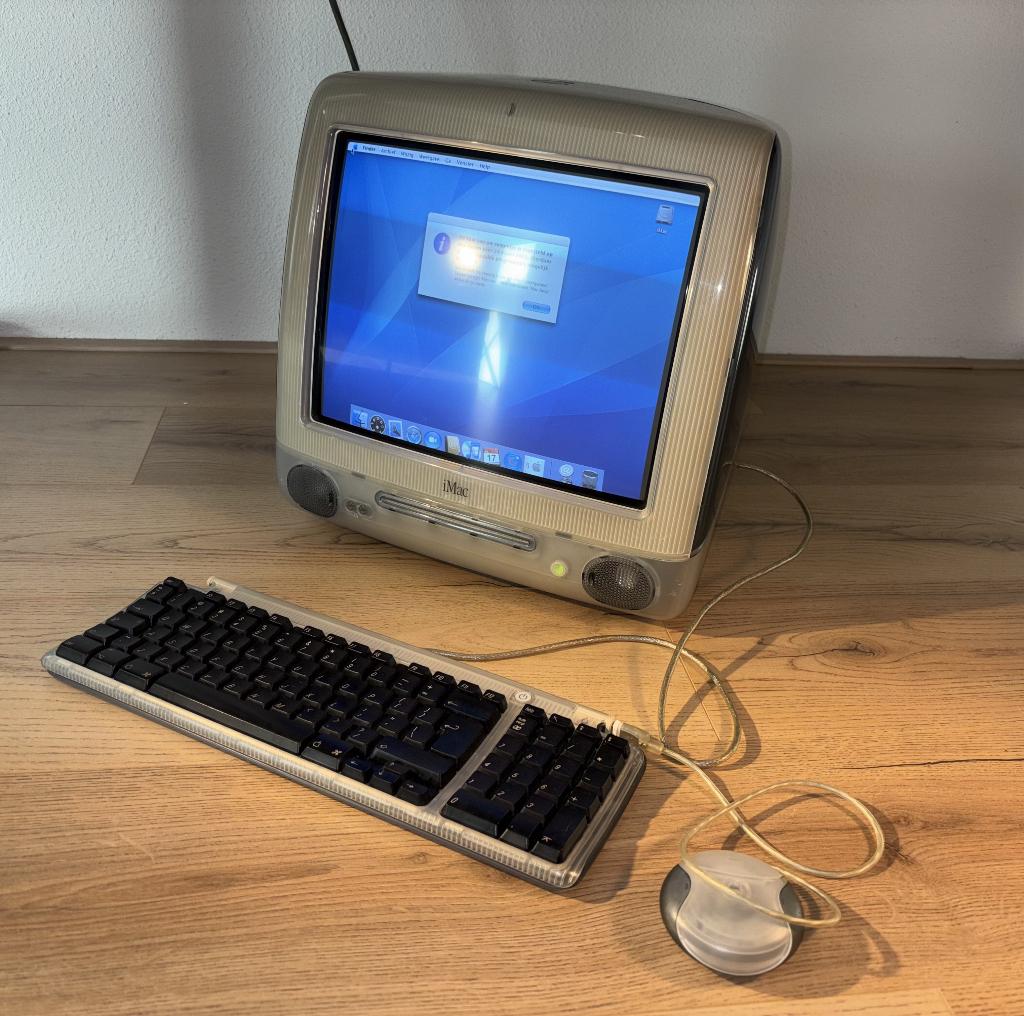 iMac G3 Graphite - met originele muis, toetsenbord, kabel, Ophalen, Apple