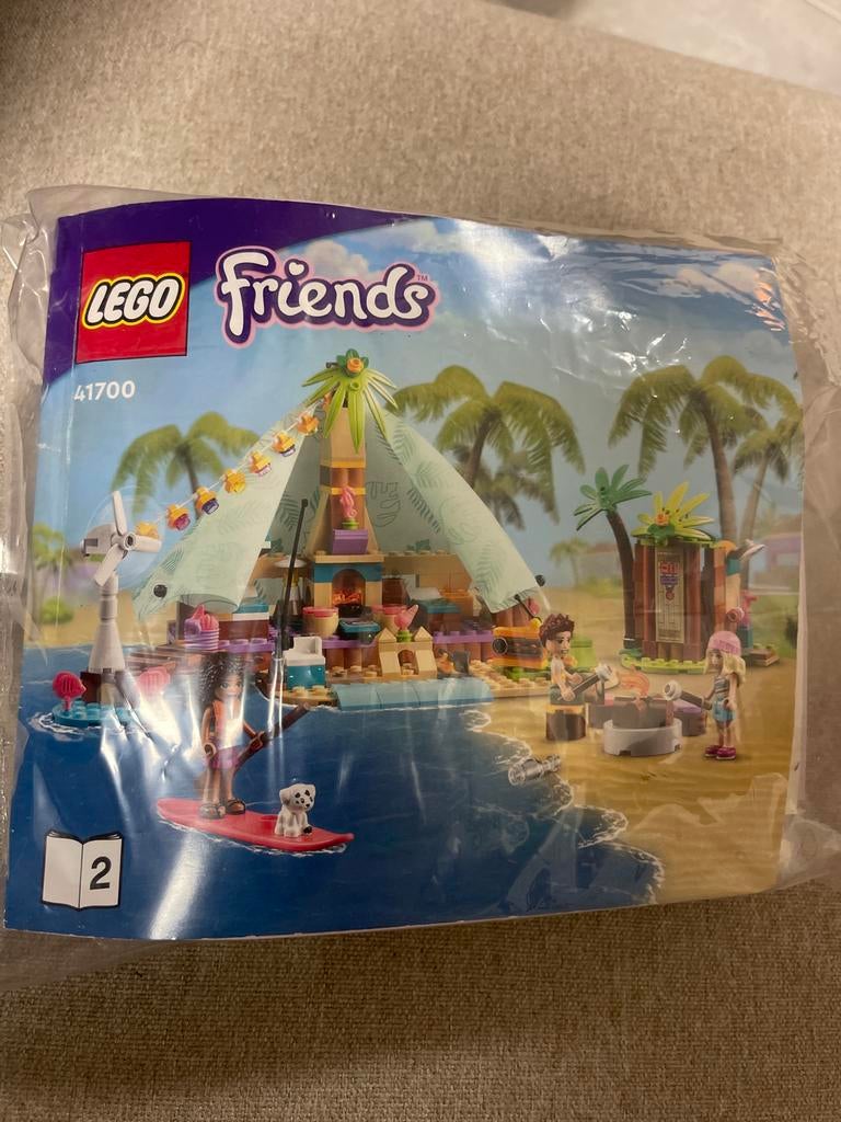 LEGO Friends 41700 Strand Glamping Set, Kinderen en Baby's, Speelgoed | Duplo en Lego, Nieuw, Lego, Complete set, Verzenden