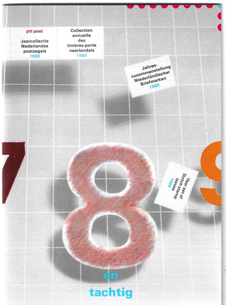 Nederland : 1988 PTT postfrisse jaarcollectie, Verzenden, Na 1940, Postfris