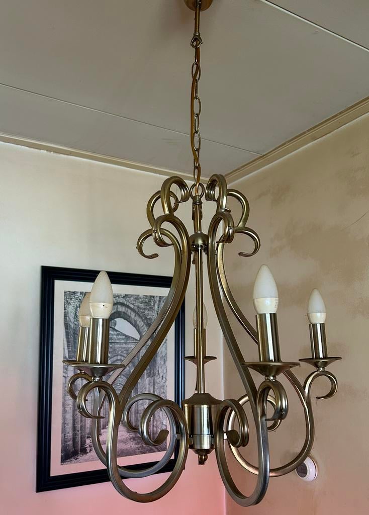 Kroonluchter, Ophalen, Gebruikt