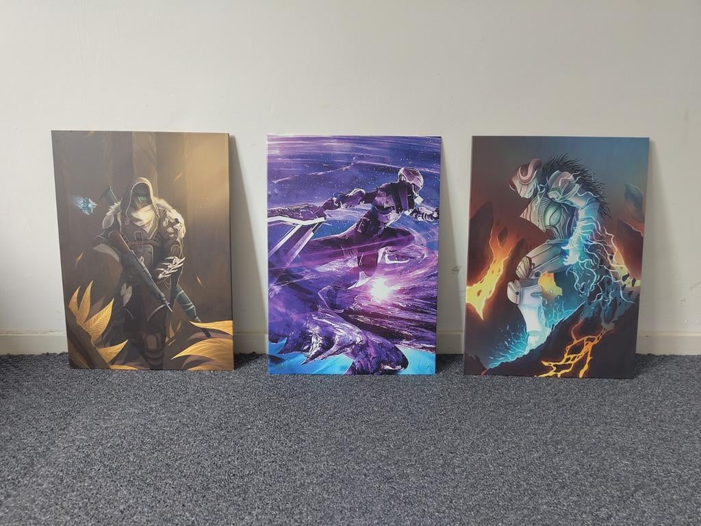 3 Destiny Displate posters (zonder magneet), Verzamelen, Ophalen of Verzenden, A1 t/m A3, Film en Tv, Rechthoekig Staand