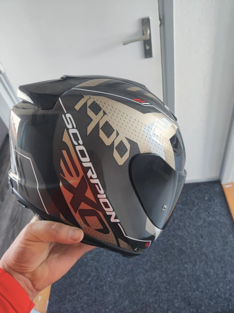 Scorpion EXO 1400 motorhelm maat m, Ophalen of Verzenden, Tweedehands, Integraalhelm, Overige merken