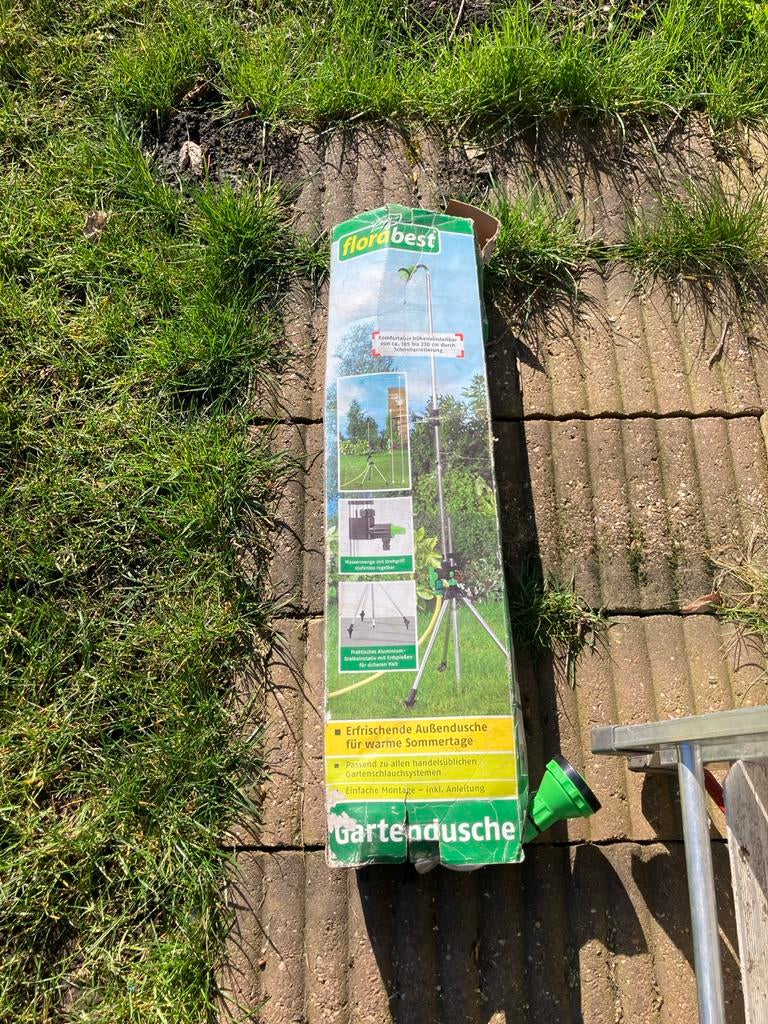 Florabest Gartendusche - Verstelbaar en Draagbaar, Ophalen of Verzenden, Nieuw