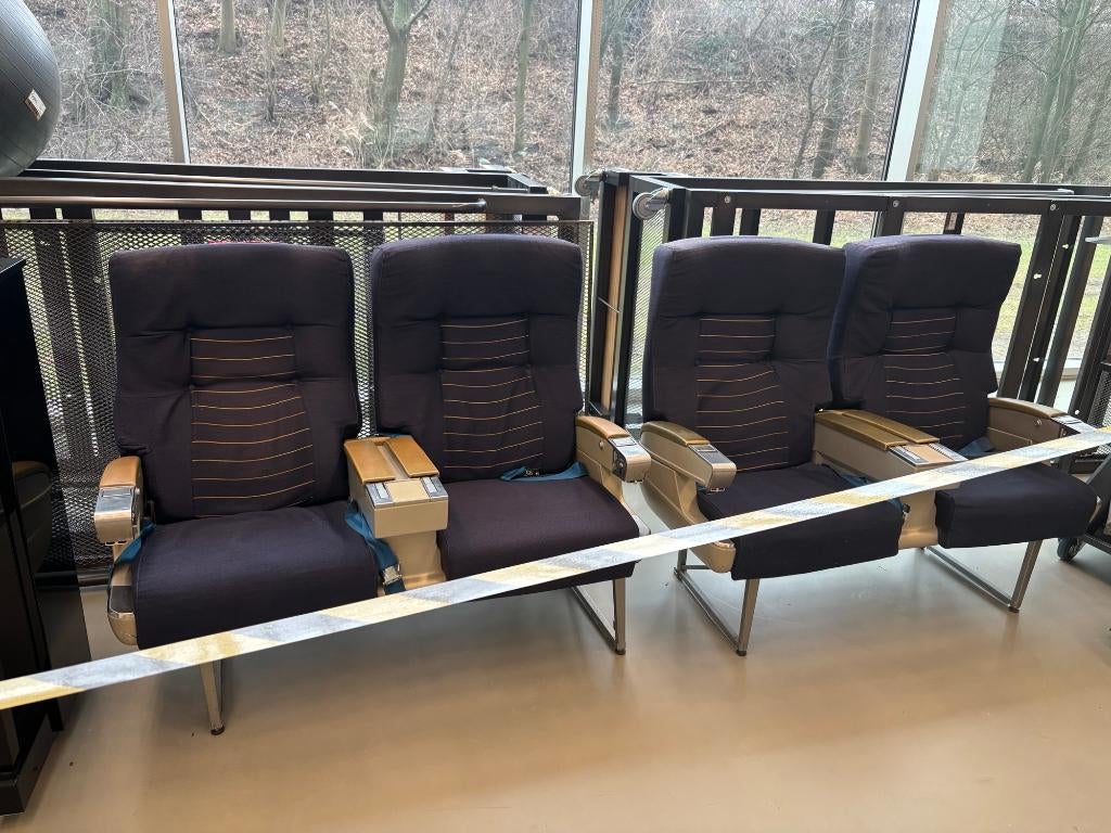 Hele mooie KLM business class stoelen in prima staat!, Ophalen, Zo goed als nieuw, Overige typen