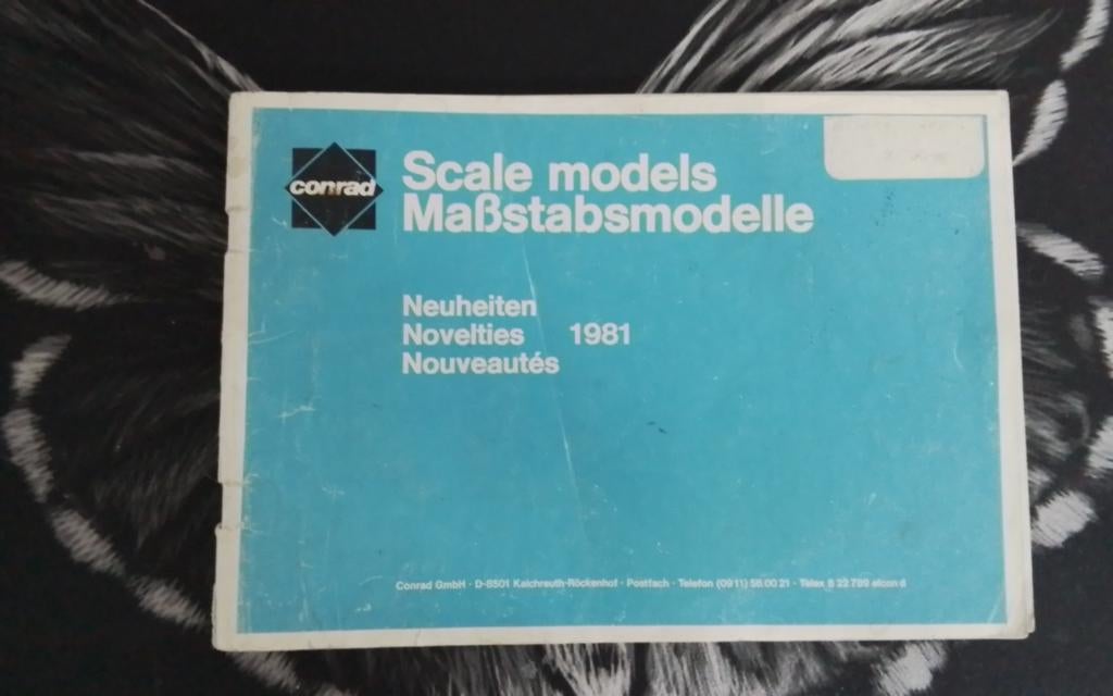 Conrad modelauto catalogus 1981 - Neuheiten Novelties, Boeken, Ophalen of Verzenden, Gelezen, Conrad, Catalogus