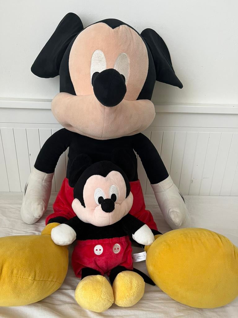 2 Mickey Mouse knuffels, Ophalen, Mickey Mouse, Zo goed als nieuw, Knuffel